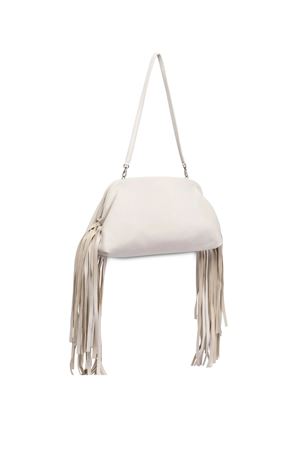 Light beige fringed clutch bag PHILOSOPHY DI LORENZO SERAFINI | AEF251C310221750463